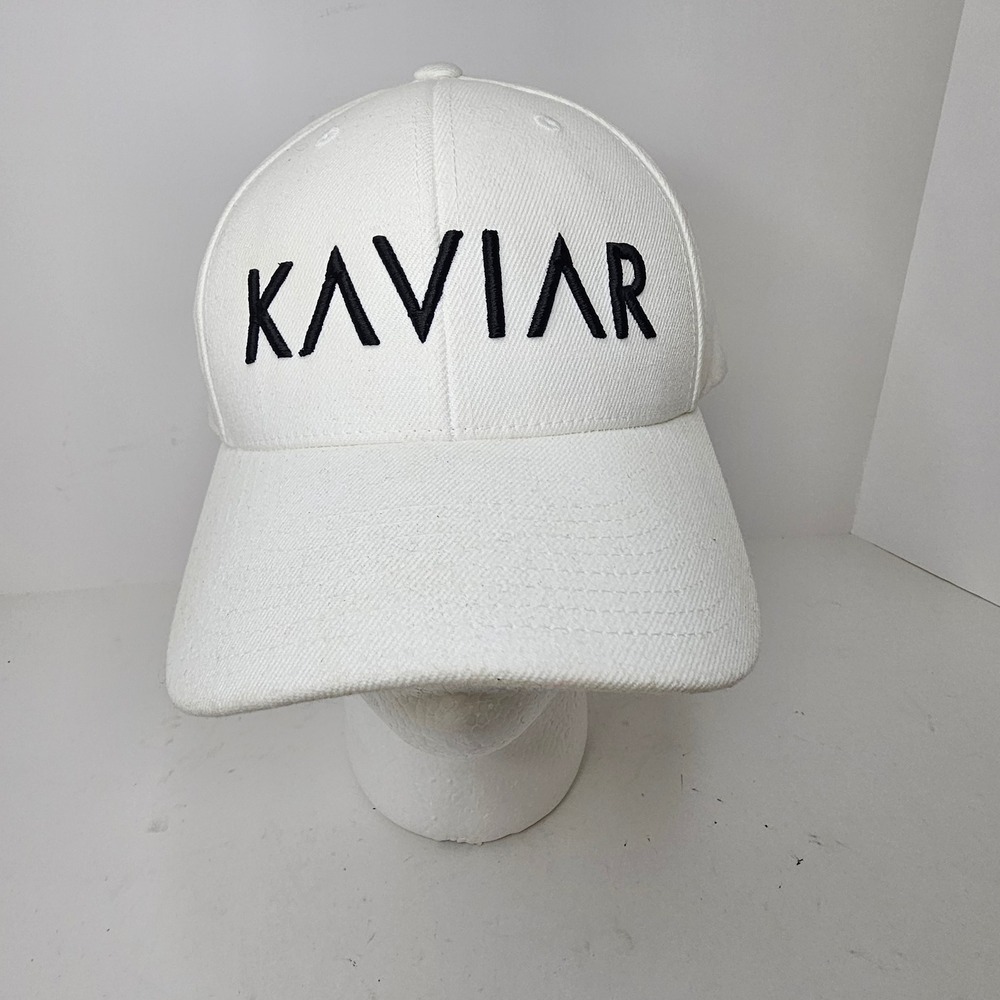 Kaviar Yupoong Classics Snapback Hat White Black Embroidered Baseball Cap Mens